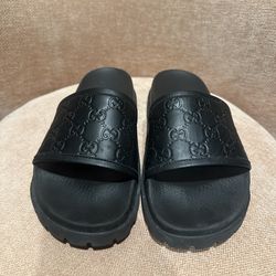 Gucci Slides Men 8 Womens 9.5