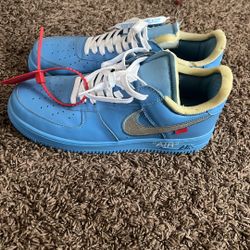 University Blue Nike Air Force 1 x Off-White 