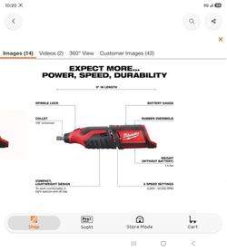 Milwaukee Cordless Rotary Tool