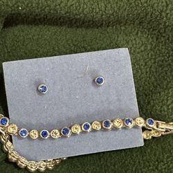 Bracelet And Earrings Set