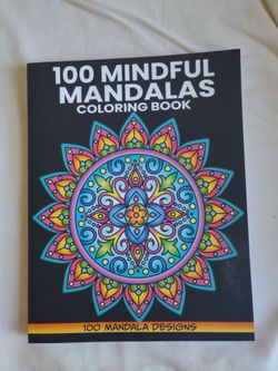 100 Mindful Mandalas coloring book