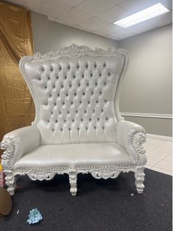 Chairs trono doble white