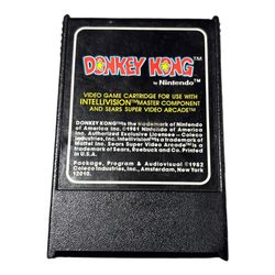 Donkey Kong By Nintendo  (Intellivision, 1982) Coleco 