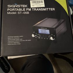 Portable FM transmitter