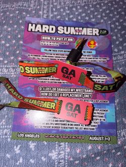Hard Summer Wristbands