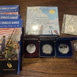 US Commemorative SILVER DOLLARS 10 Available 