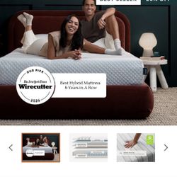 Queen Size Leesa Hybrid Mattress- BARELY USED