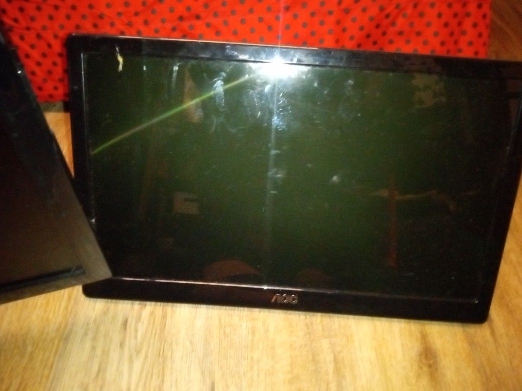 Apple Computer W/ Monitor, Mouse & CD ROM, , Samsung Tv Needs Plug