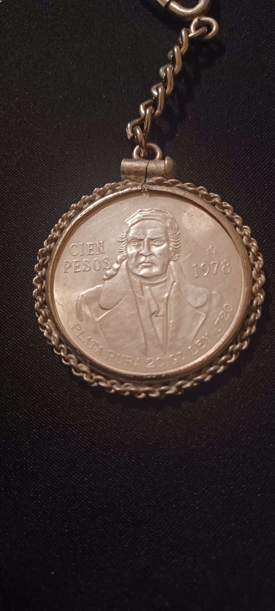 1978 Mexico 100 Pesos Silver Cien Mexican 20gr. Ley. 720 Coin