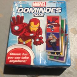 New In Box Marvel Dominoes Game