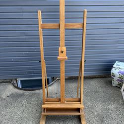 Mabef Artist Plus Studio Easel, Natural Beechwood