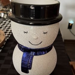 Bath And Body Works Snowman 3 Wick Pedestal 