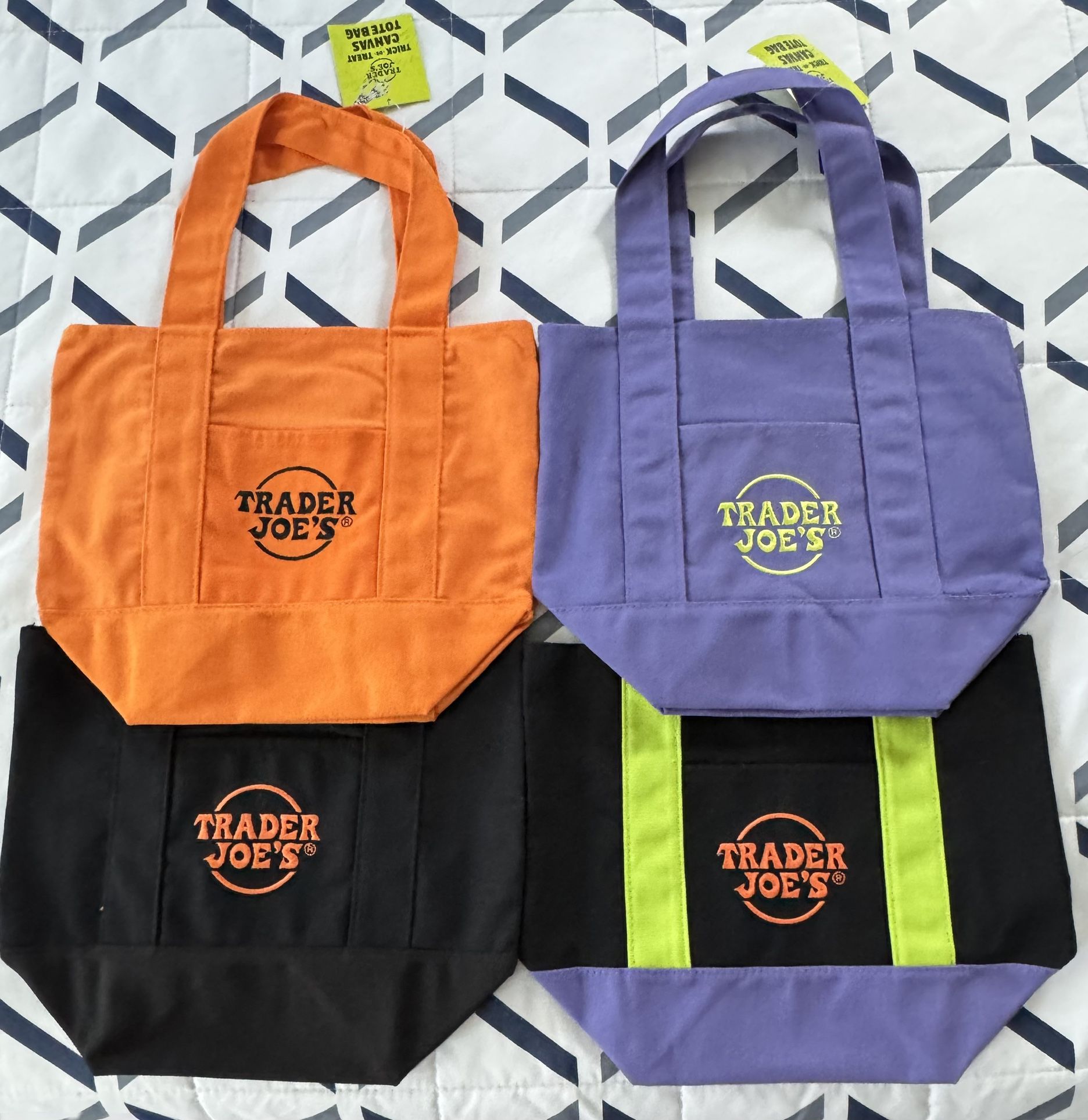 Halloween Trader Joe Tote Bags