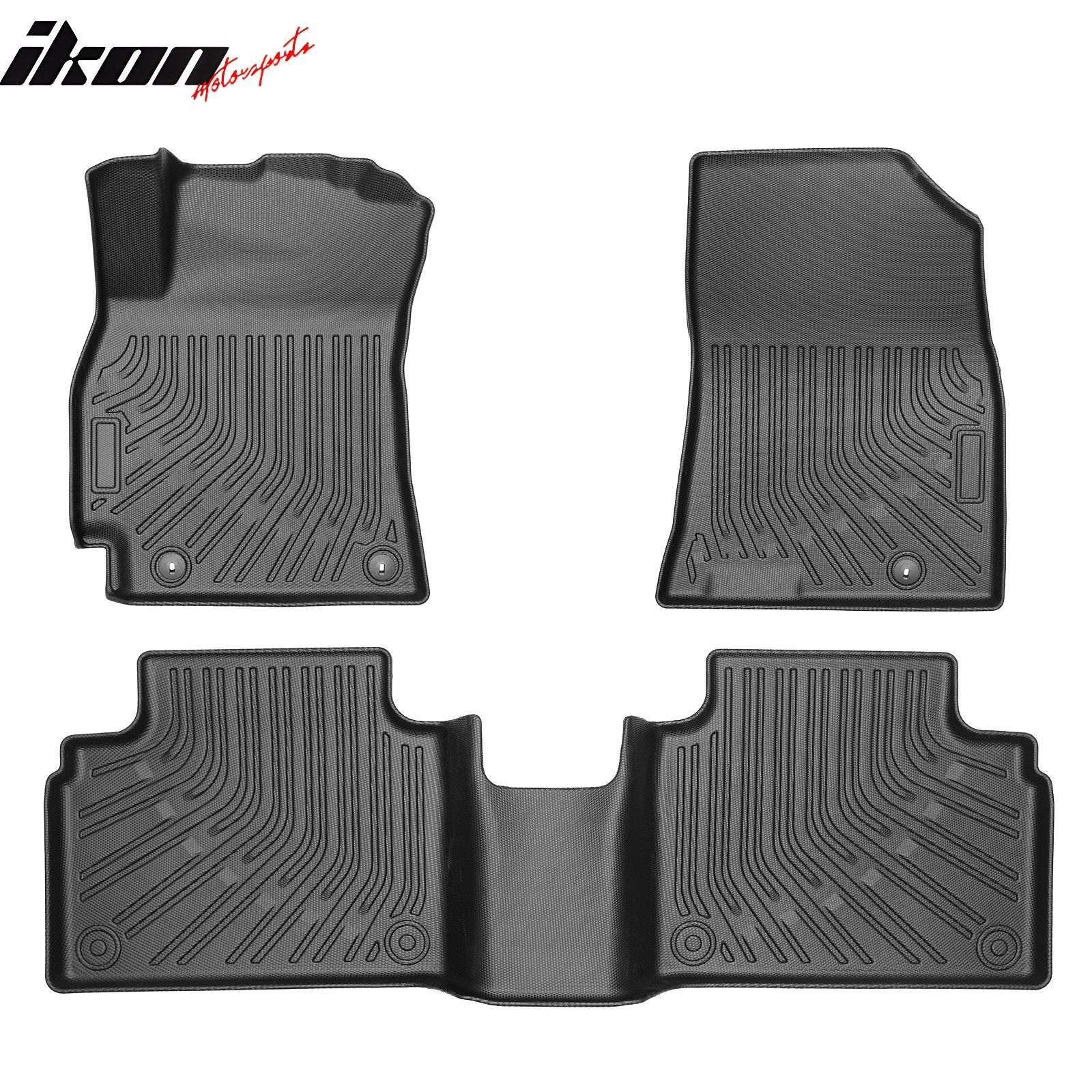 Fits 2025-2026 Kia K4 Floor Mats TPE Carpets All Season 3D Custom Car Liner Guard