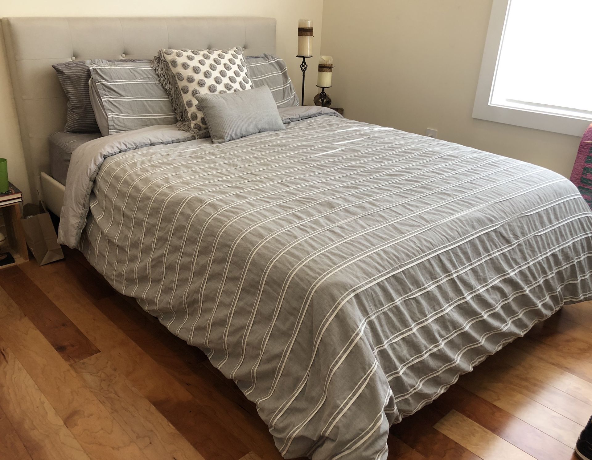 Wayfair Upholstered Queen Bed - MUST PICK UP