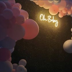 Baby Shower Balloon Garland