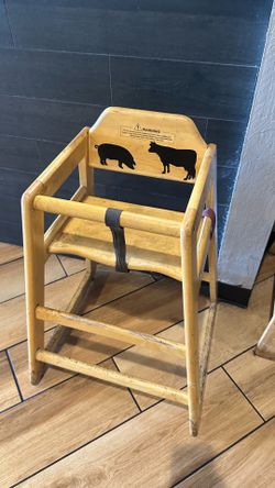 High Chair Wooden
