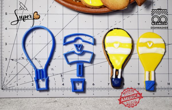 fortnite air balloon cookie cutter - fortnite cookie cutters