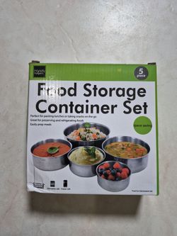 Handy Helpers 5-Piece Food Storage Container Set