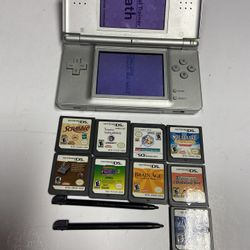 Nintendo DS Lite + Games/ Works/ No Power Supply/ ——Selling All Together ——