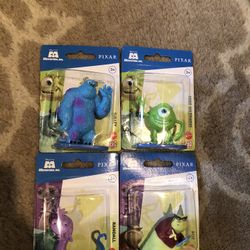 Disney Pixar monsters Inc. figures
