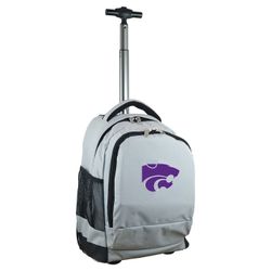 NCAA Mojo Gray Premium Wheeled Backpack