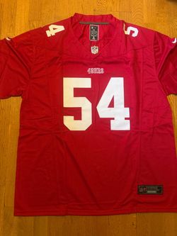 San Francisco 49ers Fred Warner #54 Red Jersey 5XL