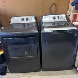 GE Matching Washer & Dryer Set - Diamond Gray - $650