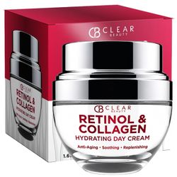 Clear Beauty Retinol & Collagen Face Moisturizer Clean Beauty-1.69 Fl Oz