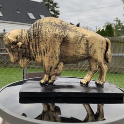 The Old Gold Buffalo Statue