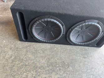 2 12” Kicker CompR Ported Box