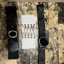 3 Women’s Belts 