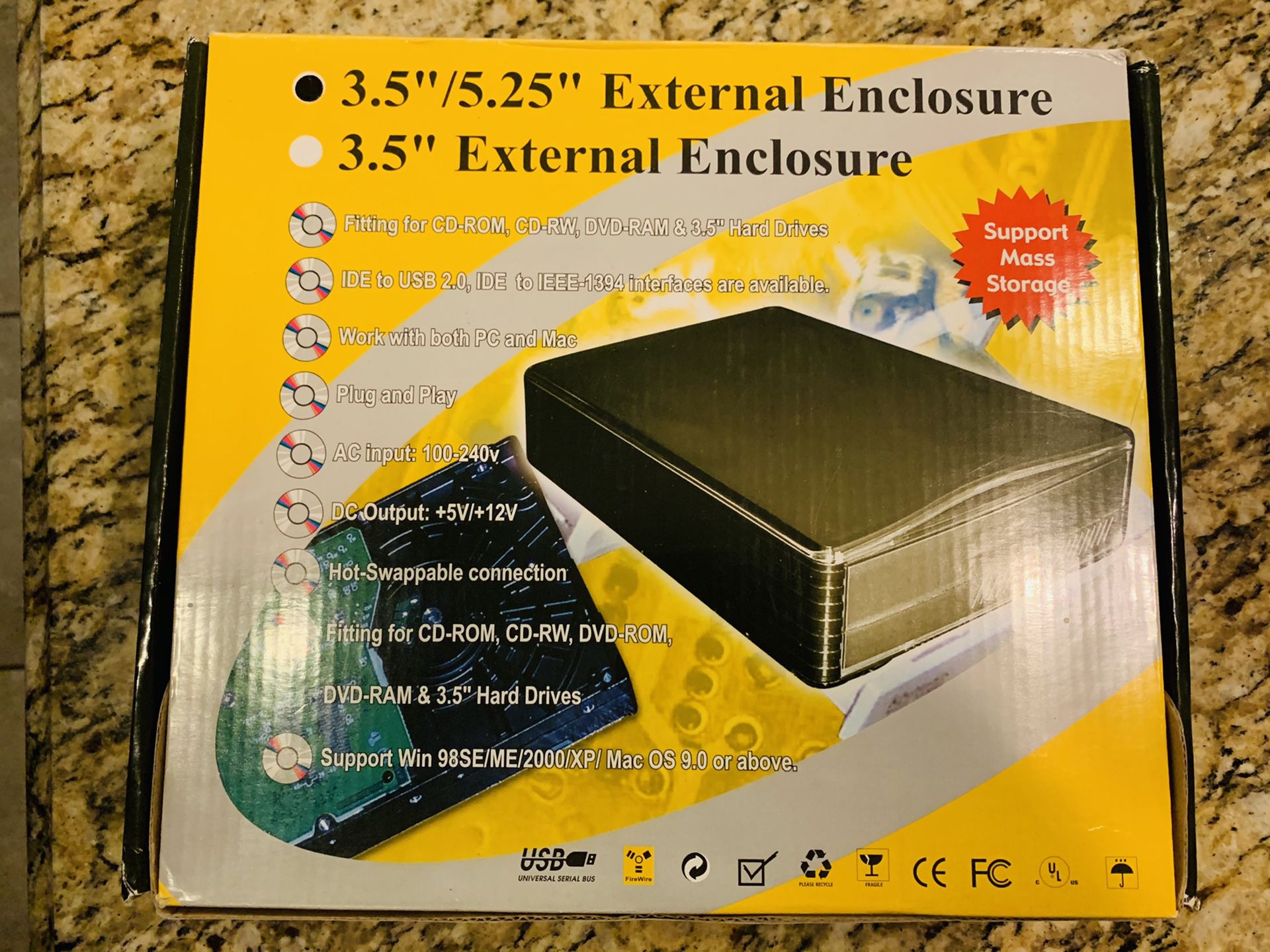 3.5 external enclosure