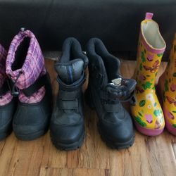 Kids Rain And Snow Boots