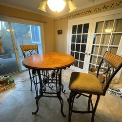 Tall Table with 2 Chairs