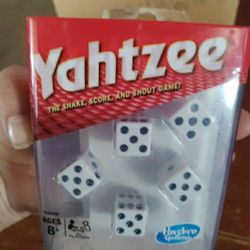 NEW  YAHTZEE GAME BY HASBRO -   PICK ⛏️ UP ONLY