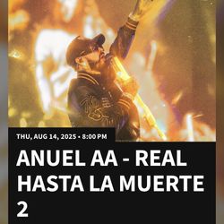 Anuel Tickets 