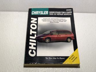 Chilton’s Repair Manual- 1(contact info removed) Chrysler Mini Van