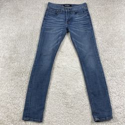 Express Jeans Skinny Mia Low Rise Stretch Blue Jeans Womens Size 2 (29x30) 