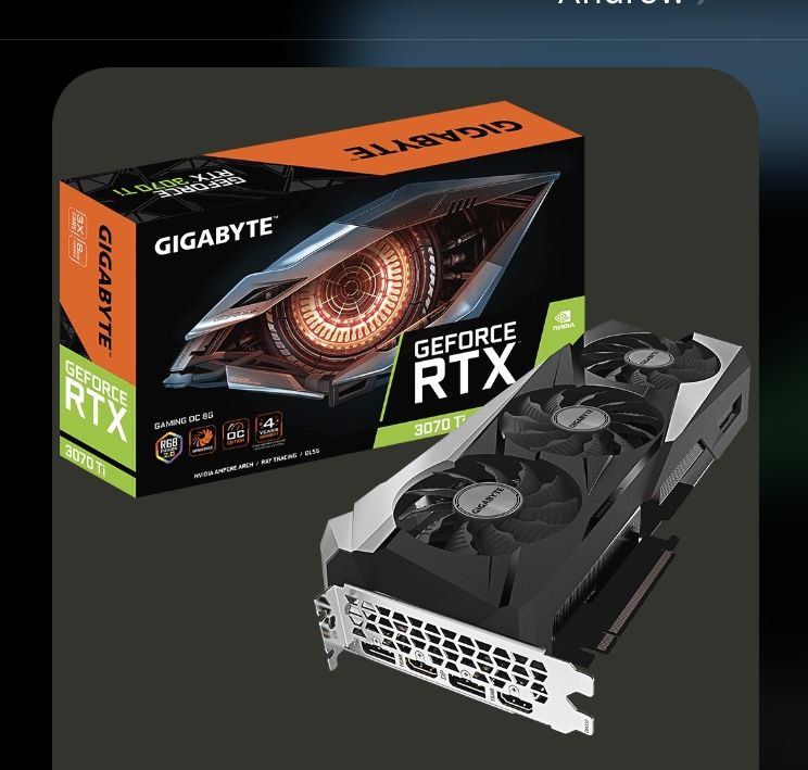 GeForce RTX™ 3070 Ti GAMING OC 8G (rev. 1.0)