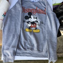 Disneyland Gray Style Pullover Sweater Top