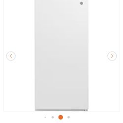 GE Garage Ready 14.2 cu. ft. Frost Free Defrost Upright Freezer in White