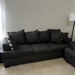 2pcs Sleeper sofa couch set - Microfiber