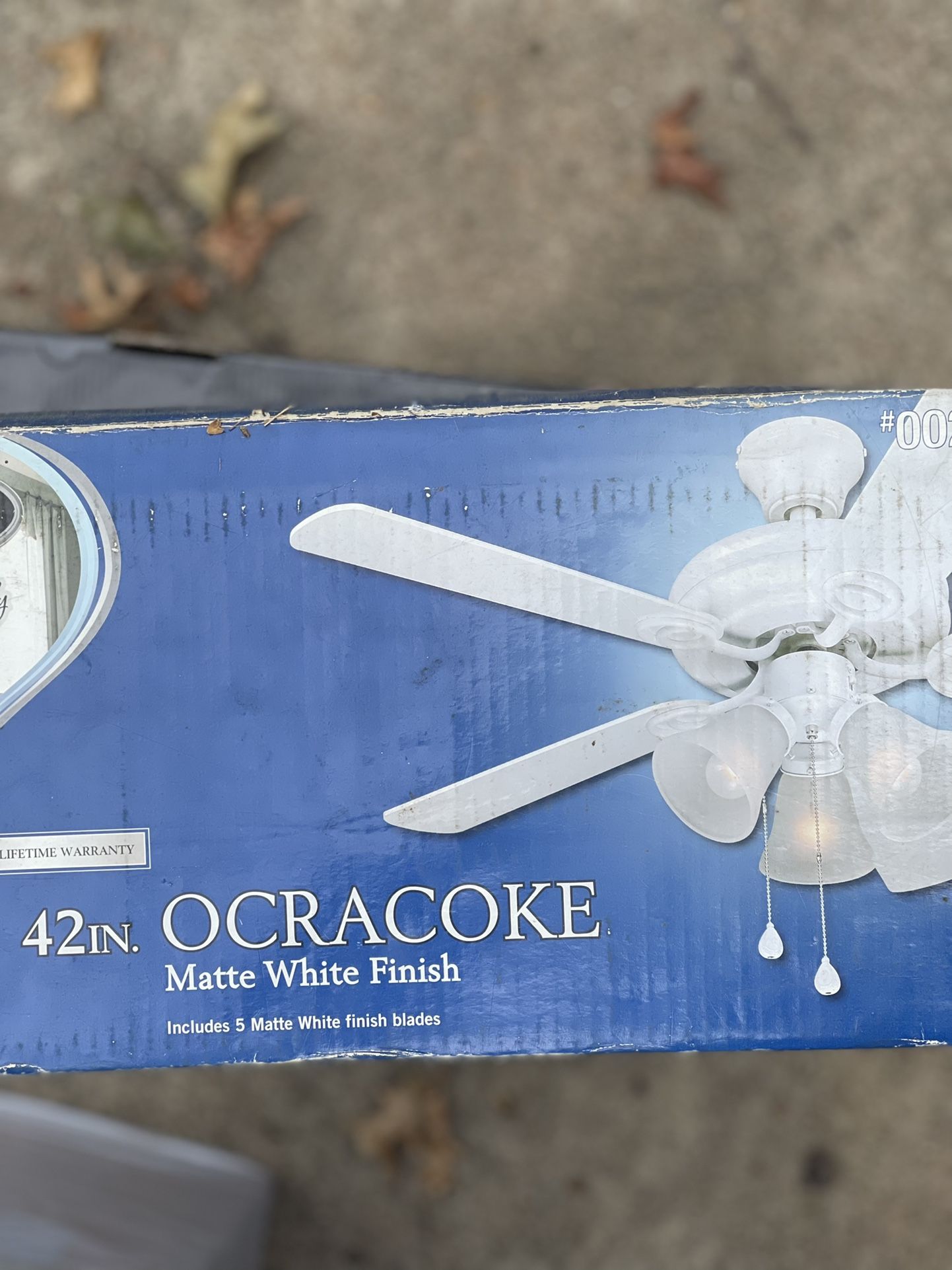 White Ceiling Fan for Sale in Florissant, MO OfferUp