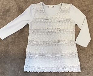 Long sleeve lace top(never worn)