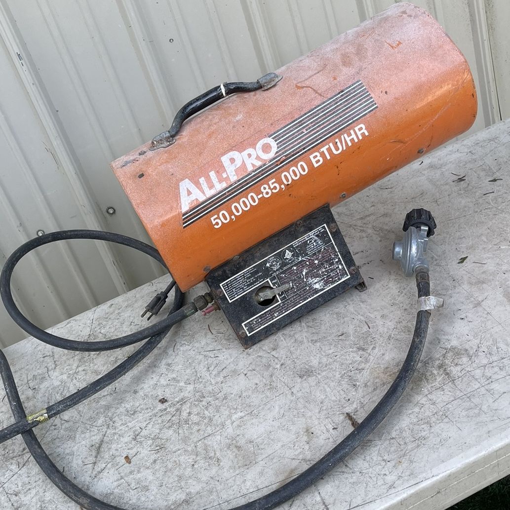 SPC-85 All-Pro 50,000-85,000 BTU Work/Jobsite Propane Heater for Sale in  Everett, WA - OfferUp