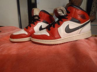 Red Jordan ones