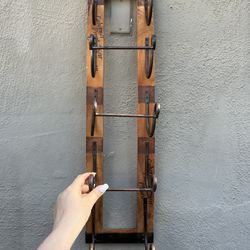 Unique Arched Wine Rack, wall mount