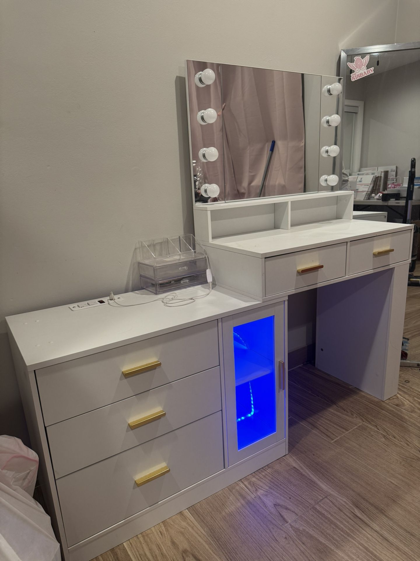 White Vanity MOVING SALE