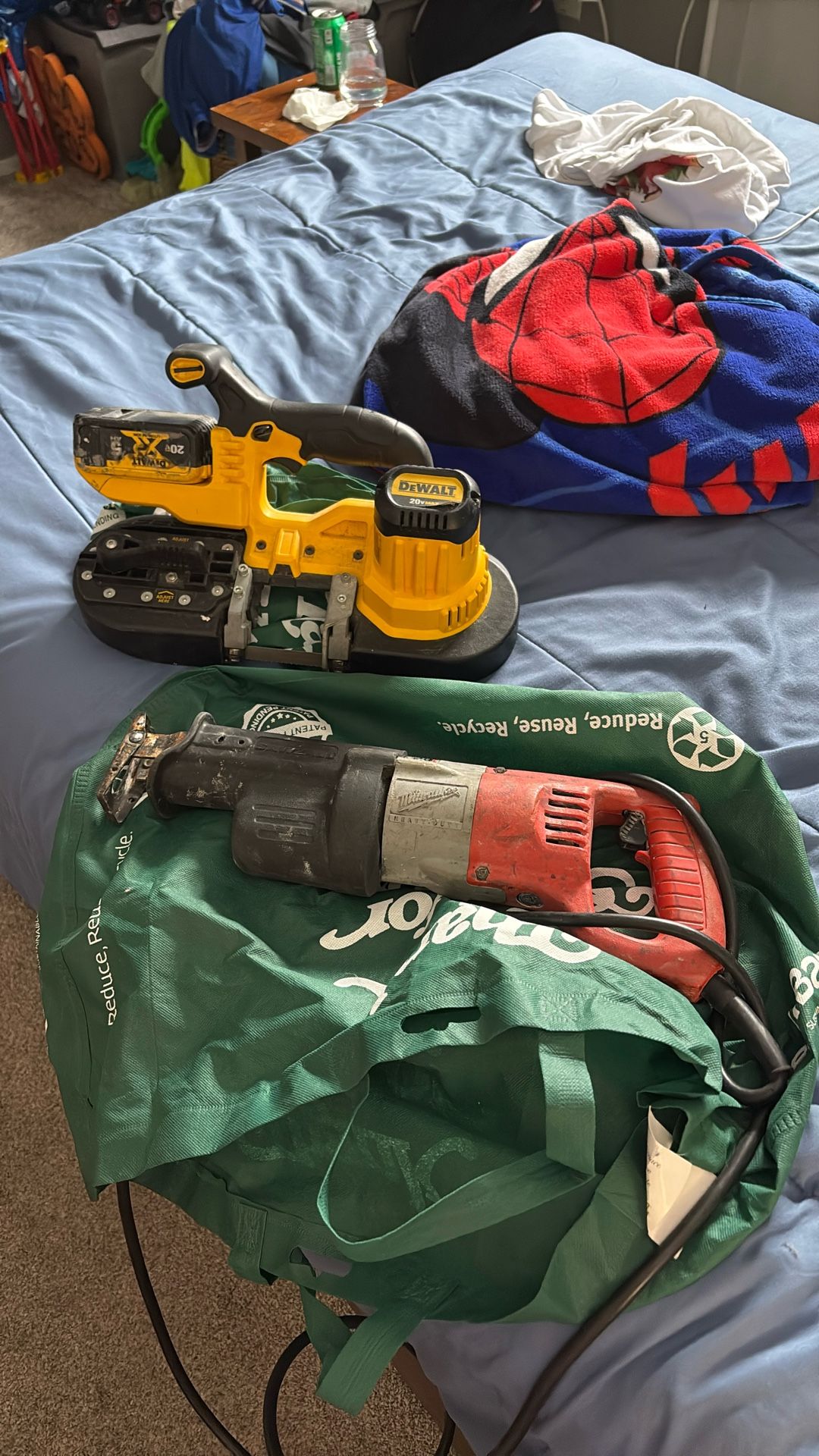 Dewalt 20v Cordless Banszaw  & Battery / Milwaukee Corded Sawzall